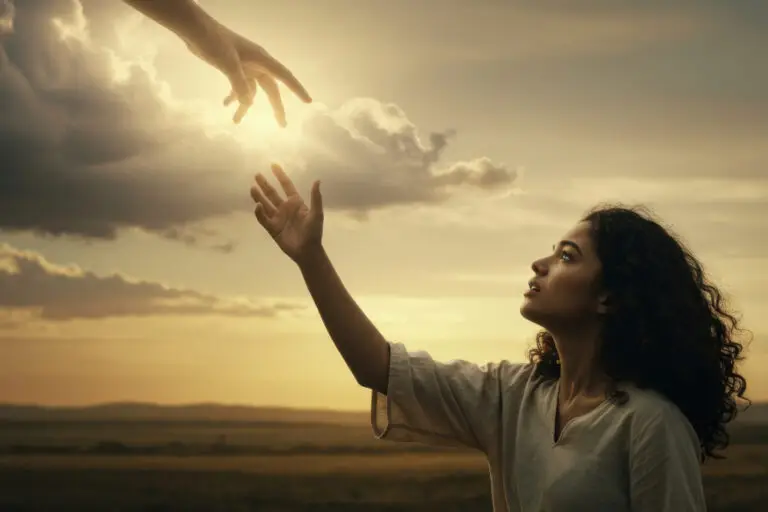 God reaching out