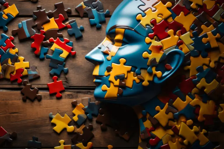head puzzle putting together who you are