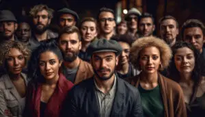 inclusive God to crowd of young adults