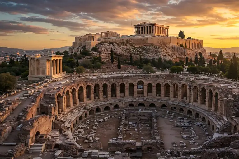 skyline of ancient Athens